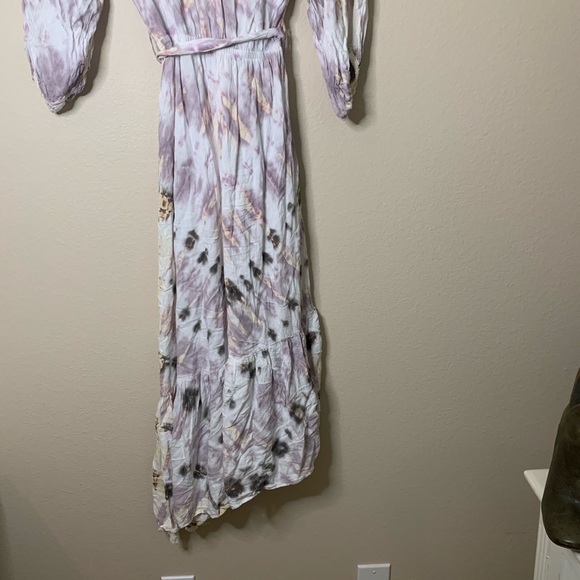 Young Fabulous & Broke Tie Dye Jillian Maxi Wrap Dress S - Picture 6 of 8